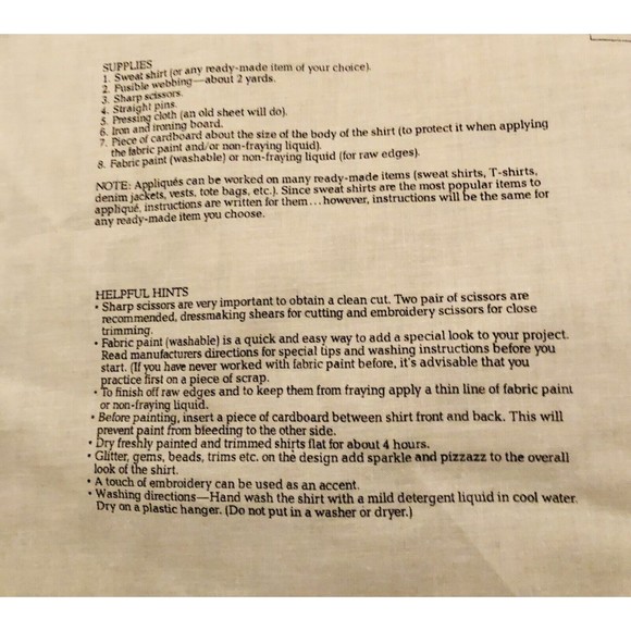 NOS VIP Cut & Sew Fabric Panel VTG Christmas Wearable Art Appliqué Tops & Bags - Picture 12 of 12